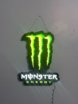 MONSTER ENERGY LED NEON SIGN 24x18