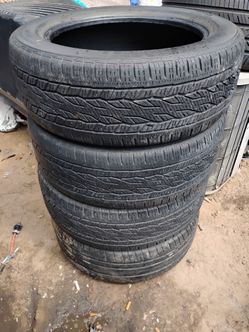 255/55/20 set of 4 good tires