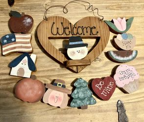 Holidays All Seasons Door Hanger Holiday Signs