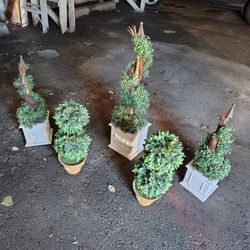 Artificial Topiary Trees (Set or Singles)