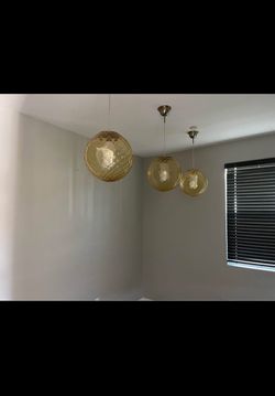 🔥 3-Piece Murano Glass Globe Chandelier Set – $2,500 for All