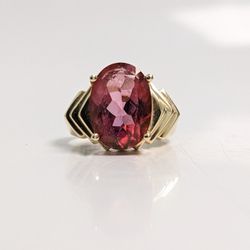 14k Garnet Ring 