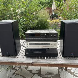 Full Record Player Set With An Extra Receiver