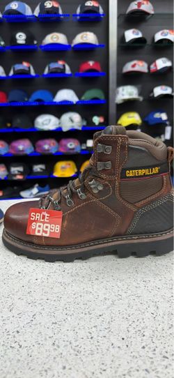 Caterpillar Brown Leather Work Boot