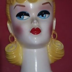 Vintage Clay Art Barbie Wall Decor 