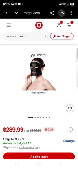Numiere Time Keeper LED Face Mask