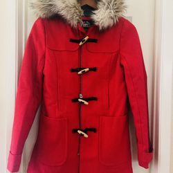 American Eagle Red Coat Size Small 