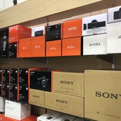 Large Selection Of Sony Cameras And Lenses In Stock Now!!! 
