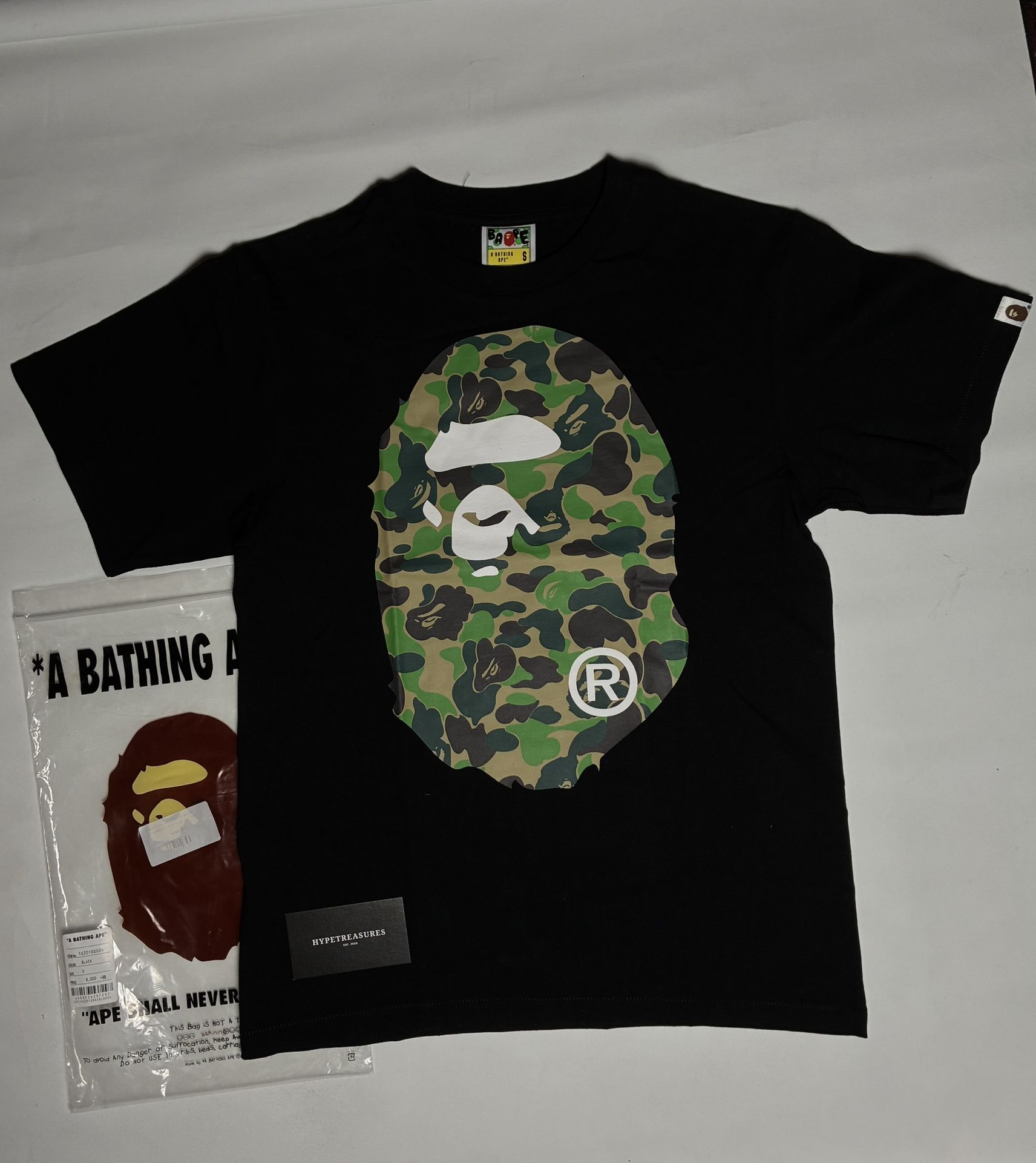 Bape ABC Camo Tee Black/green Small
