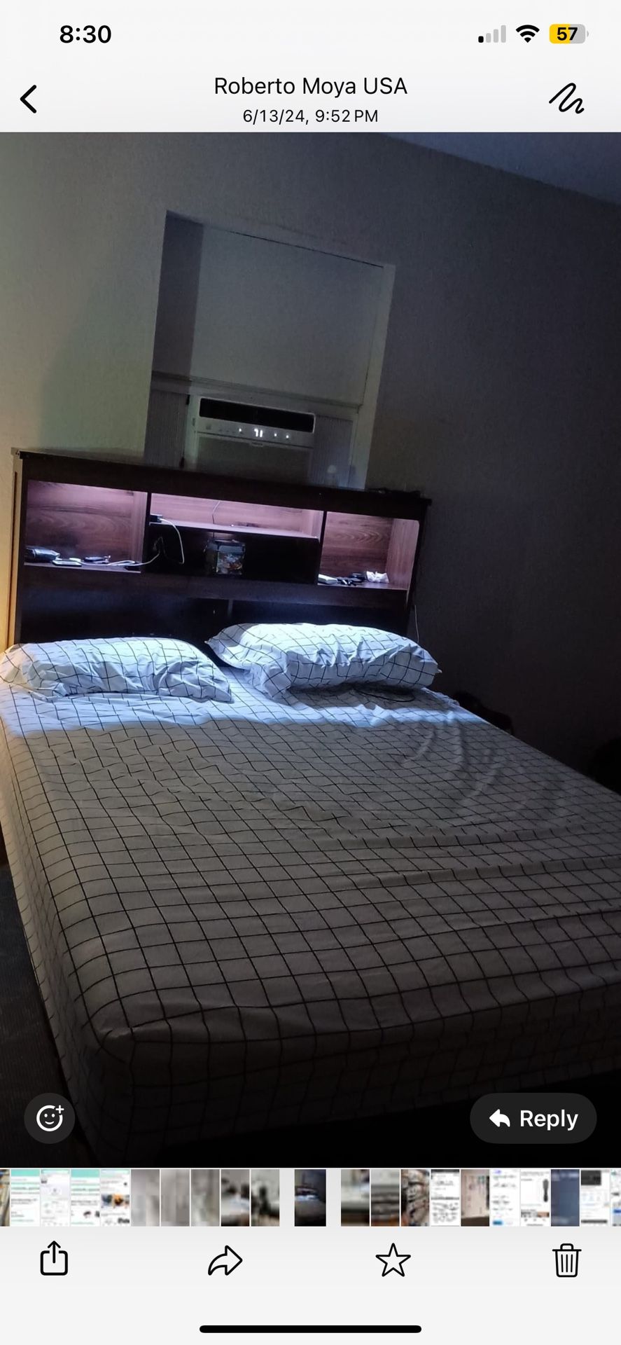 Cama Madera Full