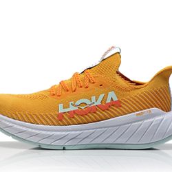 NWT Hoka One One Carbon X 3 Women Running Shoe - Radiant Yellow/Camellia Sz 9.5