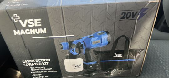 Handheld sprayer 20v with two batteries brand new never used