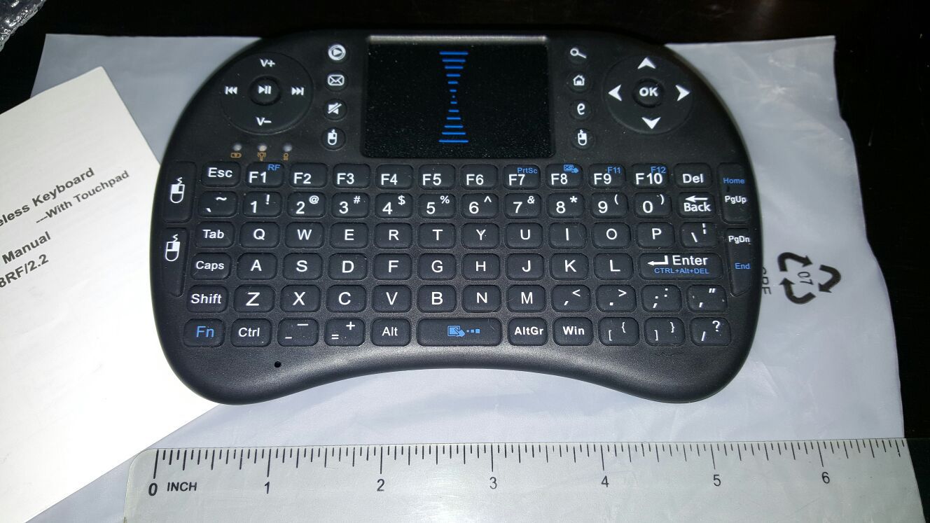 wireless mini keyboard with mouse touchpad
