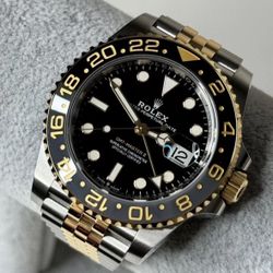 (300$)Rolex GMT-Master II 126713GRNR Two Tone Black/Grey Bezel Jubilee 40mm