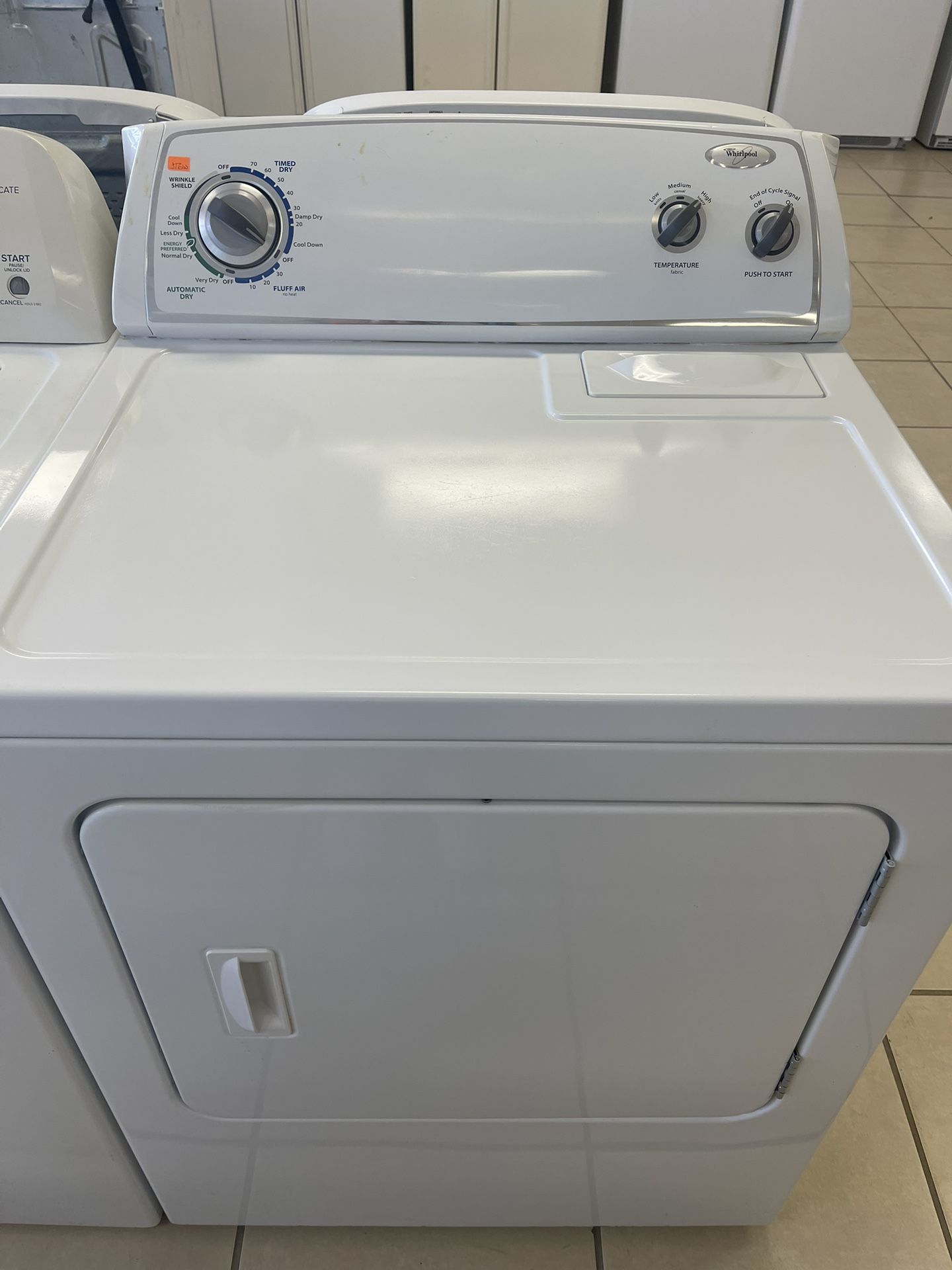 WHIRLPOOL REGULAR DRYER WHITE 