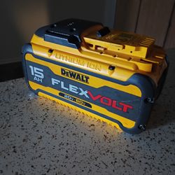 DeWalt 20v/ 60v 15AH FLEX VOLT BATTERY 