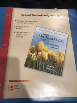 math basic skills with geometry (GOOD CONDITION)