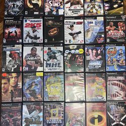 30 Ps2 Games, Untested