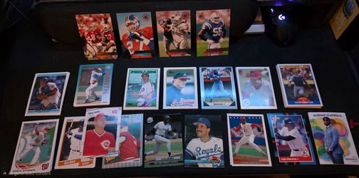 Baseball and some football cards