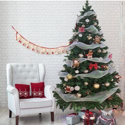 ptlsy 6FT Christmas Tree Artificial Pine Christmas Tree 