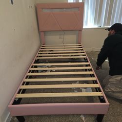 Pink Twin Bed