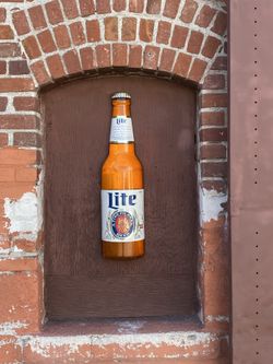 Vintage Miller Lite 3-d Advertising Sign