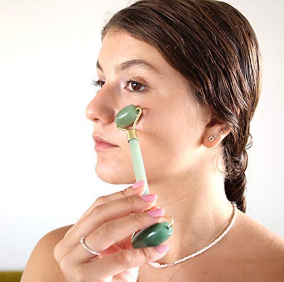Anti-Aging Jade Roller for Face & Neck