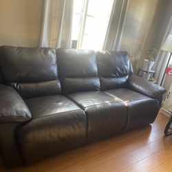 Sofa Couch Free Delivery 🚚 Leather Recliner 
