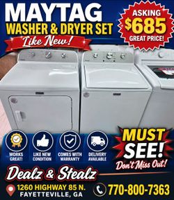 ** Maytag Washer & Dryer ** 
LIKE NEW