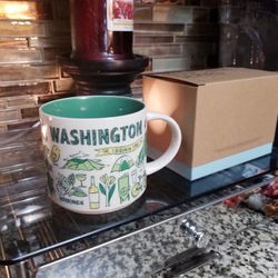 Starbucks Been There Series, Washington State USA 14oz New Condition