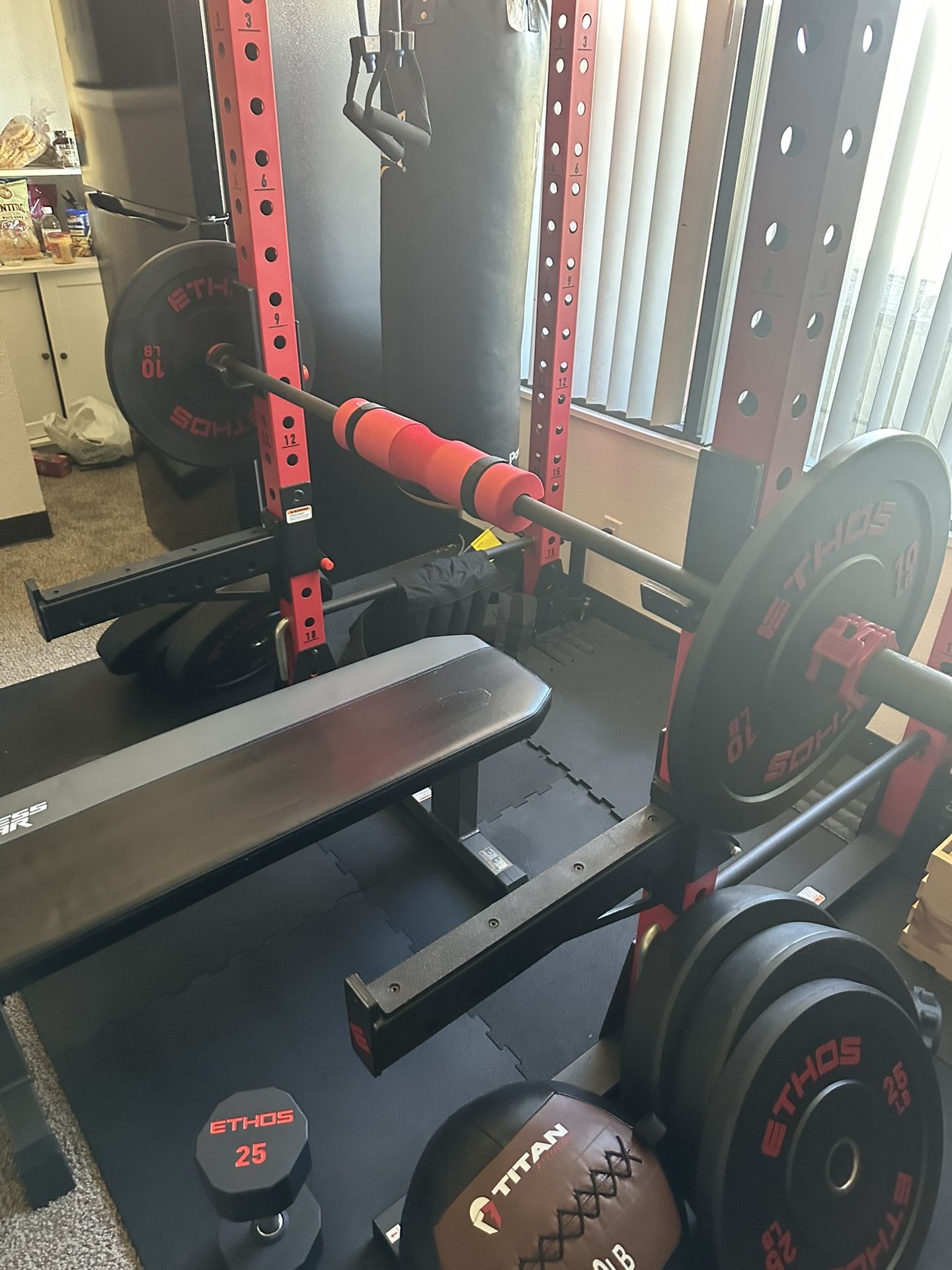 Ethos Weight Rack And bench With Weights 