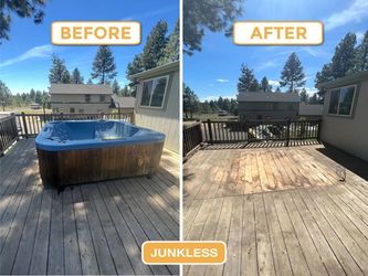 hot tub ...removal