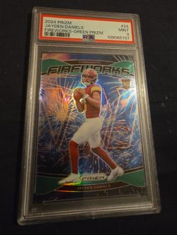 2024 Panini Prizm Fireworks, Card #24 (Rookie Card insert