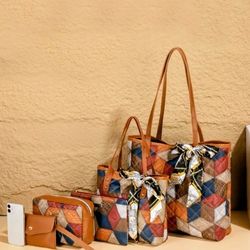 Brand New Women's 5pcs Purse Set 