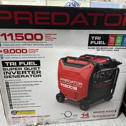 Predator  11,500 Watt Tri-Fuel Super Quiet Inverter Generator  72614