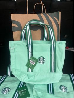NWT Starbucks Road Trip Collection Canvas Tote Bag 2026 Limited