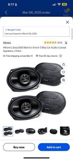 6.9 speakers hifonic new