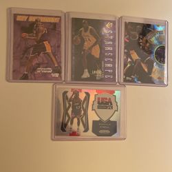 SHAQUILLE O’Neal 4 Card Lot (Lakers, USA🏀), 