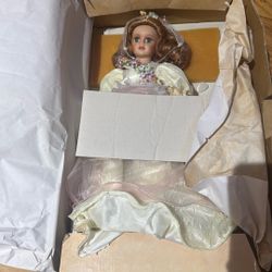Vintage Porcelain Doll
