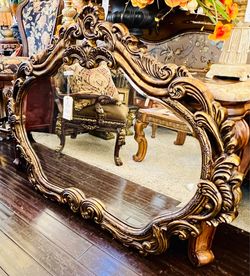 AICO By Michael Amini PALAIS ROYALE Sideboard Mirror - GA