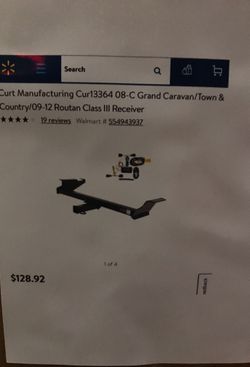 Brand New Curt Manufacturing Receiver