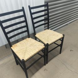 Ladderback Chairs (Wood) $40
