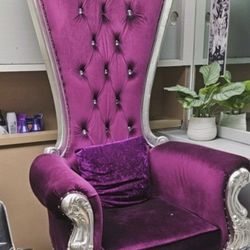 Purple royal chair