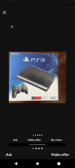PLAYSTATION PS3  CONSOLE ADULT OWNED LOW USE COMES WITH 1 CONTROLLER FOR 155