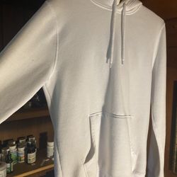 Plain White Hoodie