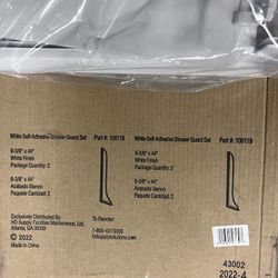 SELF-ADHESIVE SHOWER GUARD SET