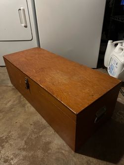 Wooden Storage Locker (Footlocker)