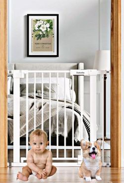 Babelio White Baby Safety Gate