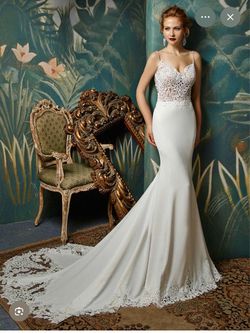 Blue by Enzoani collection. 15670