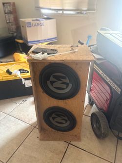 2 Speaker/subwoofer in thebox